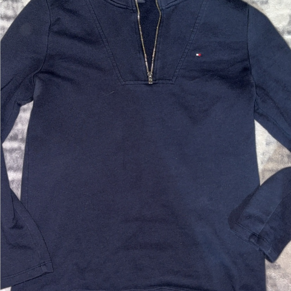 Tommy Hilfiger Navy Half-Zip Pullover
